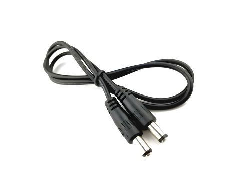 DC Кабель питания 5.5x2.1 to 5.5x2.1 0.5m черный