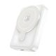 Повербанк Hoco Q11 MagSafe Wireless Charger 3-in-1 (10000 mAh / Out: Type-C 20W / In: Type-C 18W) з LED індикатором, Білий