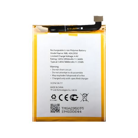 Набір Акумуляторів TP-Link NBL-40A2950 для Neffos C9s (TP7061) / Neffos C9 MAX (TP7062) 2950mAh [Original PRC] 12 міс. гарантії