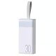 Повербанк Remax RPP-320 (30000mAh / Out: 2xUSB-A 22.5W QC3.0, Type-C PD 20W / In: micro-USB, Type-C 20W ) с LED Дисплеем и фонариком, Белый