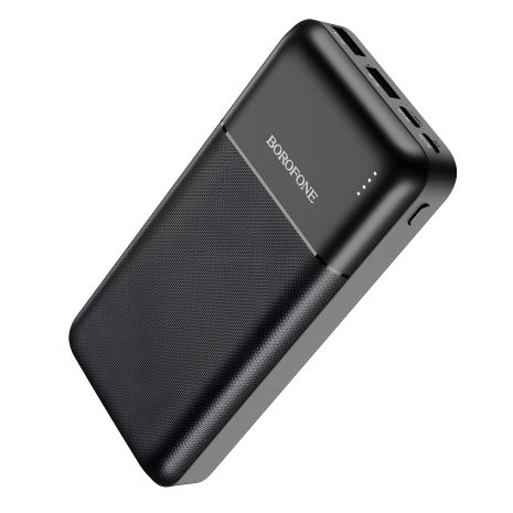 Повербанк Borofone BJ16A (20000 mAh/Out: 2USB 5V/2A/In: Type-C, micro-USB 5V/2A) з LED індикатором, Чорний