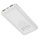 Повербанк Hoco J82 Easylink (10000 mAh/Out: 2USB 5V/2A/In: Type-C, micro-USB 5V/2A) з LED індикатором, Білий