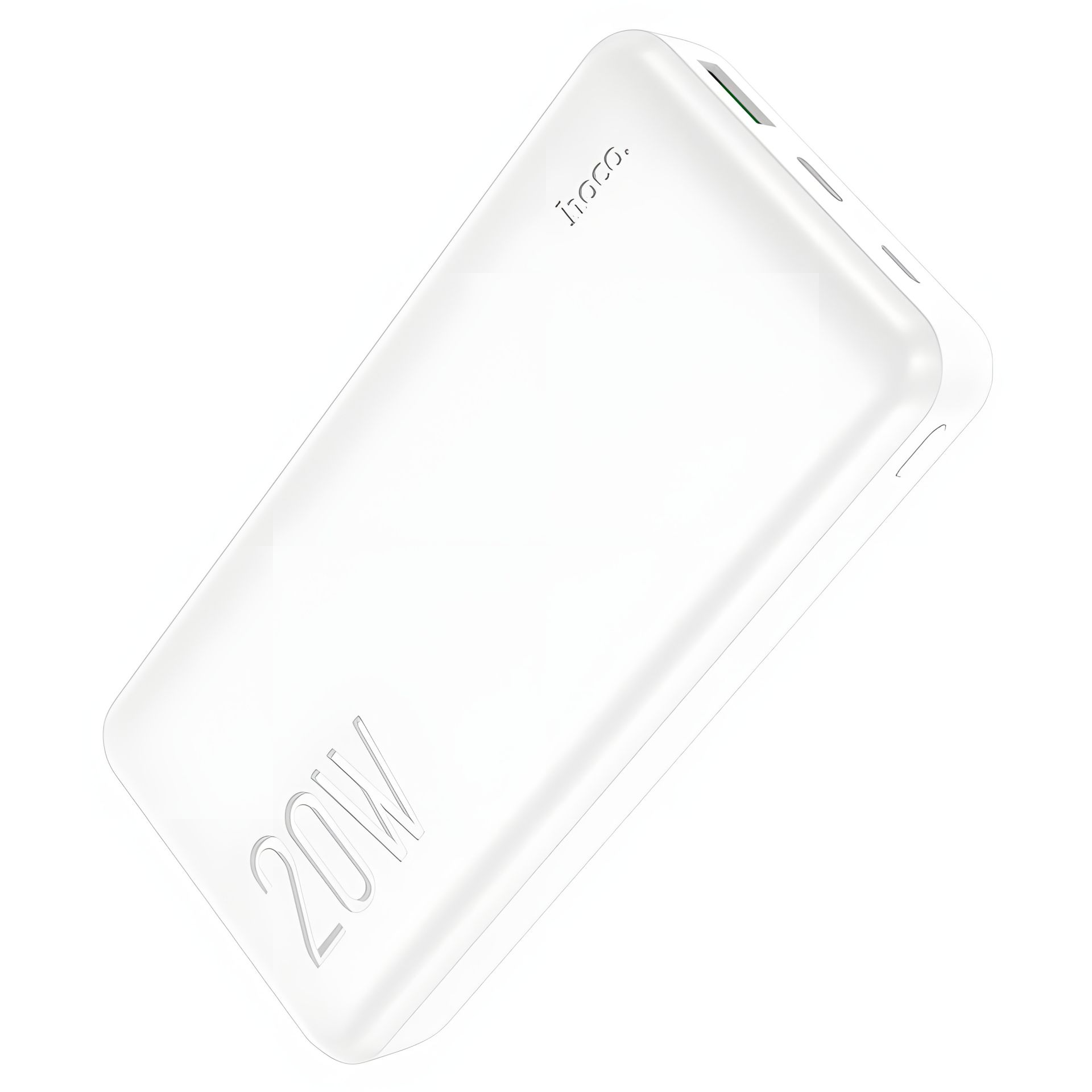 Повербанк Hoco J87A (20000 mAh / Out: USB 18W QC3.0, Type-C 20W PD / In: Type-C 18W, micro 18W) с LED индикатором, Белый Повербанк Hoco J87A (20000 mAh / Out: USB 18W QC3.0, Type-C 20W PD / In: Type-C 18W, micro 18W) с LED индикатором, Белый