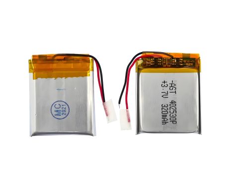 Универсальный аккумулятор 402530P с контроллером, для TWS наушников, кейсов наушников, смарт часов и игрушек, 4 х 25 х 32 мм (320 mAh)