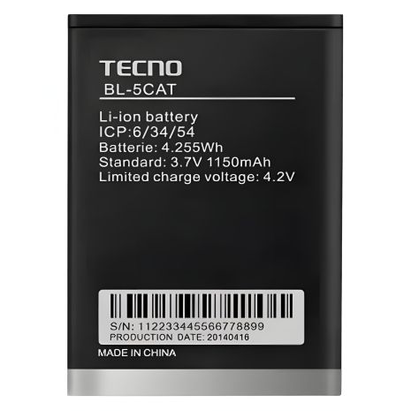Акумулятори Tecno T301 / Tecno T302 / BL-5CAT [Original PRC] 12 міс. гарантії