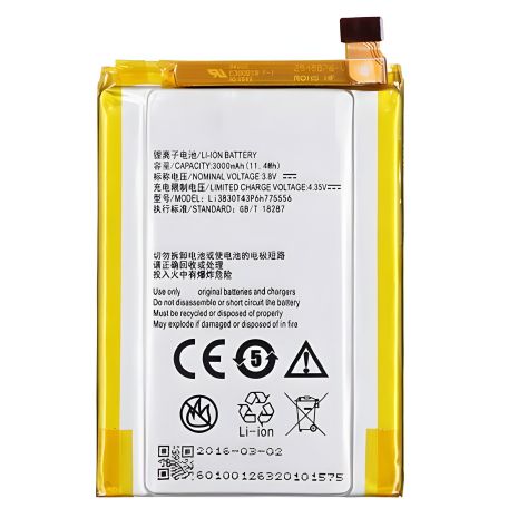 Акумулятор ZTE Li3830T43P6h775556 (Blade V7 MAX, V7MAX, BV0710, BV0710T) 3000mAh [Original PRC] 12 міс. гарантії