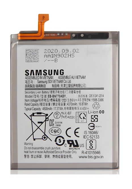 Акумулятор для Samsung Note 10 Lite EB-BN770ABY [Оригінал, 12 міс. гарантії]