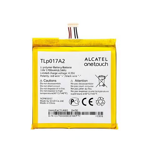 Акумулятор Alcatel/TCL TLp017A2 - TCL S530T, Idol 2 Mini, One Touch Fire E, OT6012 [Оригінал PRC] 12 міс. гарантії