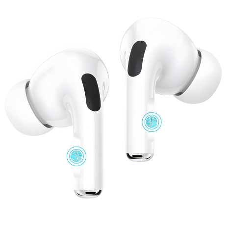 Hoco EW04 Plus TWS Bluetooth 5.1 вакуумные наушники с микрофоном, белый Hoco EW04 Plus TWS Bluetooth 5.1 вакуумные наушники с микрофоном, белый