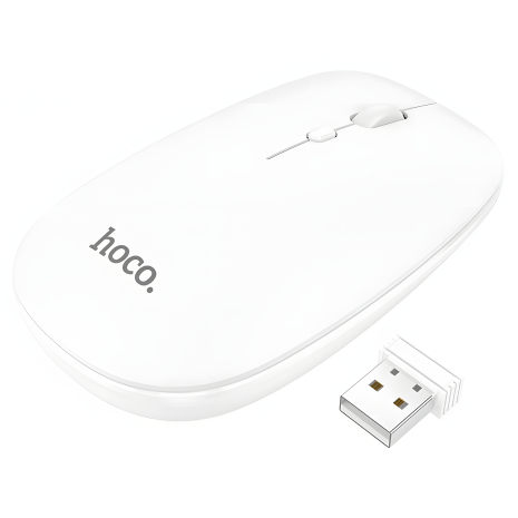 Hoco GM15 миша, бездротова, білий