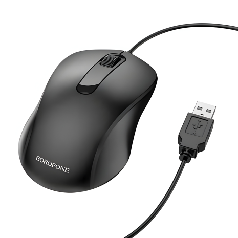 Чорна Миша Borofone BG4 USB