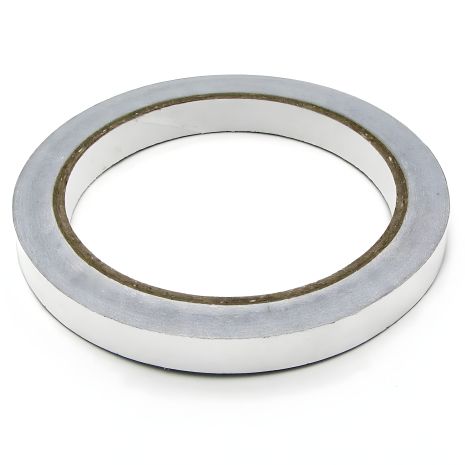 Алюминиевый термостойкий скотч 10 мм