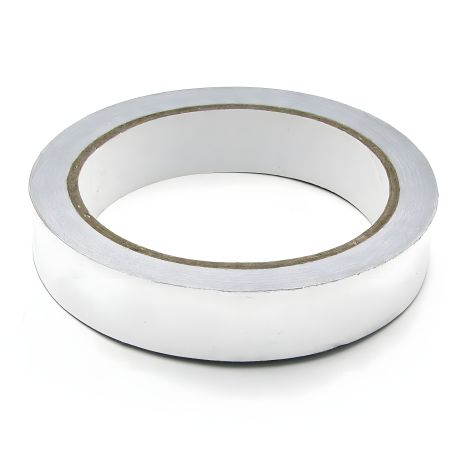 Скотч алюмінієвий термостійкий 20 мм Скотч алюмінієвий термостійкий 20 мм