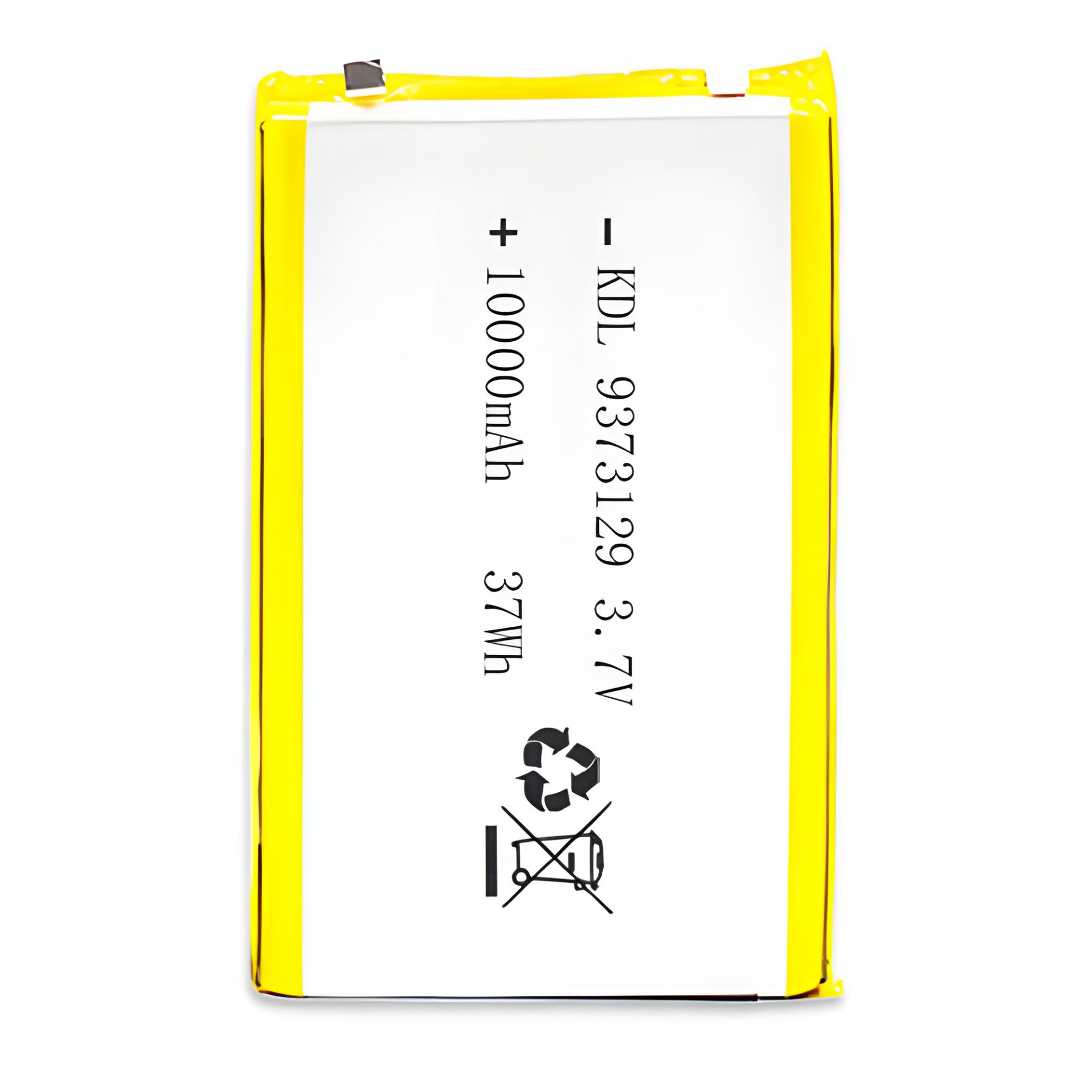 Литий-полимерный аккумулятор 10000 mAh 3.7V / 9373129 / 129x73x9.3 мм Литий-полимерный аккумулятор 10000 mAh 3.7V / 9373129 / 129x73x9.3 мм