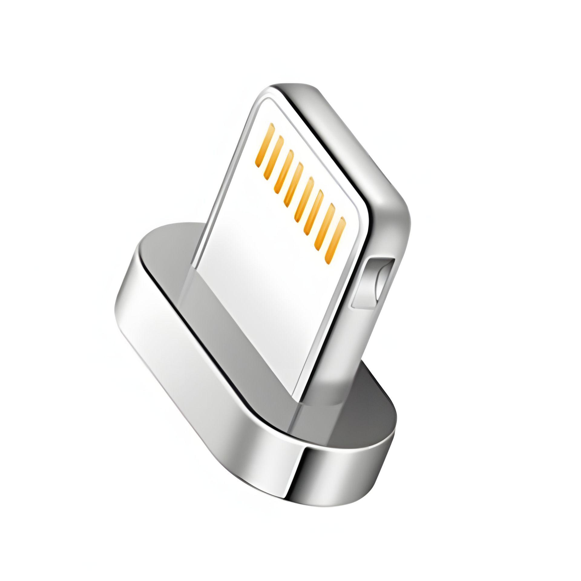 Адаптер Clip-On для магнитного кабеля Lightning серебристый Адаптер Clip-On для магнитного кабеля Lightning серебристый