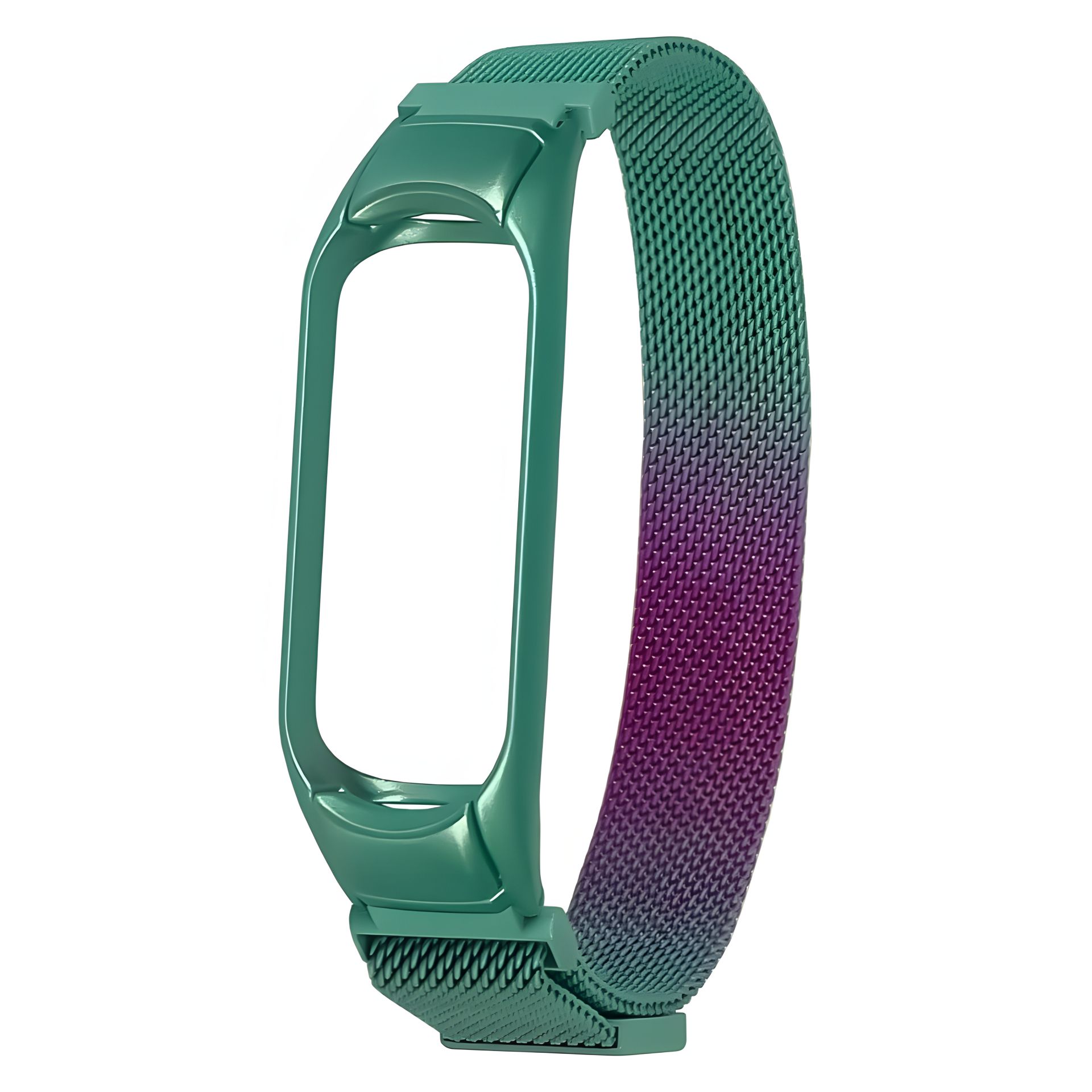 Міланська петля ремінець райдужний для Xiaomi Mi Band 3, 4 бірюзово-фіолетовий Міланська петля ремінець райдужний для Xiaomi Mi Band 3, 4 бірюзово-фіолетовий