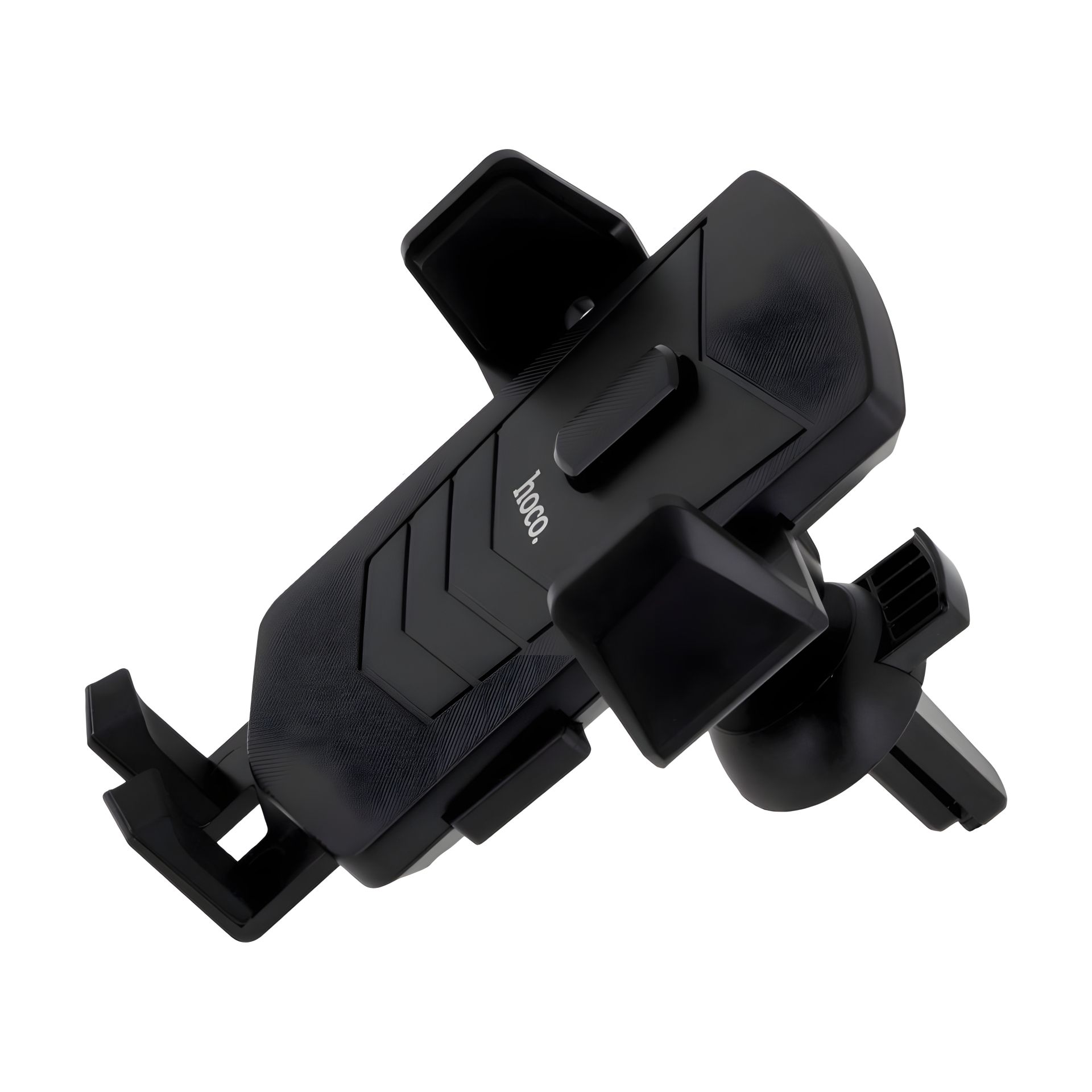 Hoco автодержатель CA86 Davy на выходе воздуха, одиночная кнопка, чёрный Hoco автодержатель CA86 Davy на выходе воздуха, одиночная кнопка, чёрный