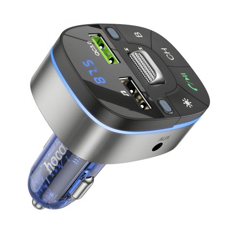 FM-трансмиттер HOCO E71 (синий) FM-трансмиттер HOCO E71 (синий)