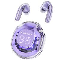 Черные вакуумные беспроводные наушники Acefast T8