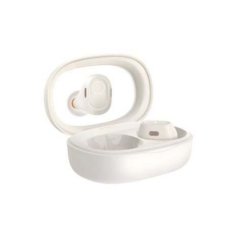 Безпровідні навушники Baseus Bowie WM03 True Wireless Earphones кремово-білі NGTW330302 Безпровідні навушники Baseus Bowie WM03 True Wireless Earphones кремово-білі NGTW330302