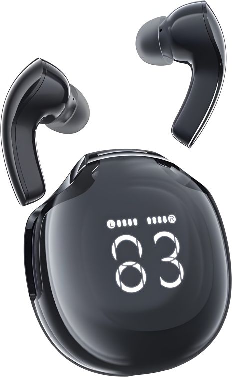 Вкладиші ACEFAST T9 Кристальні (Air) кольорові bluetooth Obsidian Black Вкладиші ACEFAST T9 Кристальні (Air) кольорові bluetooth Obsidian Black
