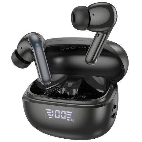 Наушники HOCO EQ5 Energy TWS с двойным шумоподавлением |BT5.3, 40/300mAh, 7h| черные