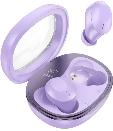 HOCO EQ3 Smart TWS Наушники |BT5.3, 300mAh, 7ч| фиолетовый HOCO EQ3 Smart TWS Наушники |BT5.3, 300mAh, 7ч| фиолетовый