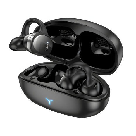 Беспроводные наушники HOCO EW57 Auspicious clip-on true BT headset |BT5.3, 70/450mAh, 11h| (белый)
