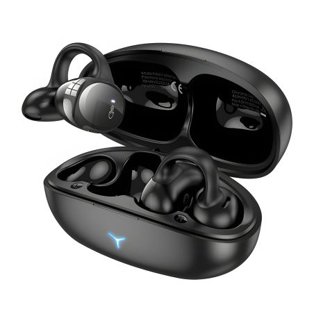 Беспроводные наушники HOCO EW57 Auspicious clip-on true BT headset |BT5.3, 70/450mAh, 11h| (белый)