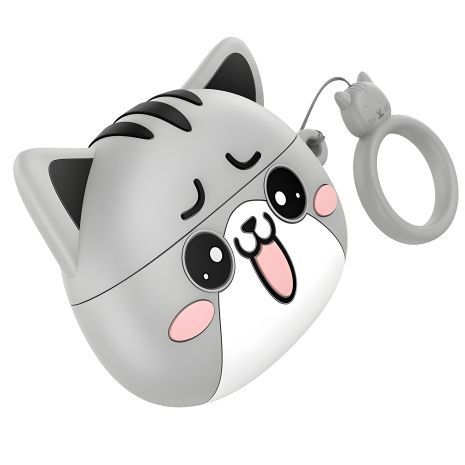 HOCO EW48 TWS-навушники | BT5.3, 30/300mAh, 4 год | сірий misty cat