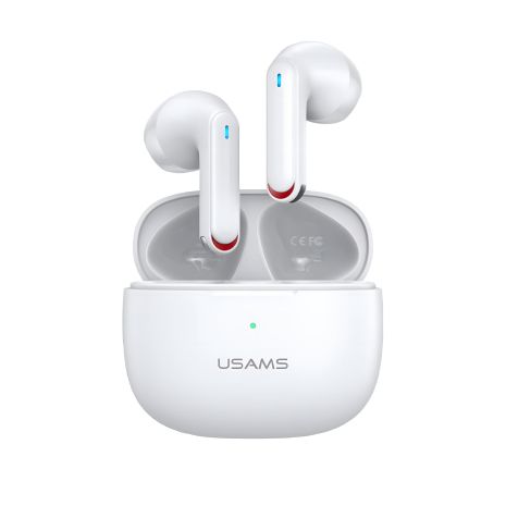 USAMS TWS NX10 Bluetooth Навушники | BT5.2, 35/320mAh, 5h | white