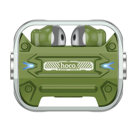 Бездротові навушники HOCO EW55 TWS gaming headset | BT5.3, 30/300mAh, 4h | army-green Бездротові навушники HOCO EW55 TWS gaming headset | BT5.3, 30/300mAh, 4h | army-green