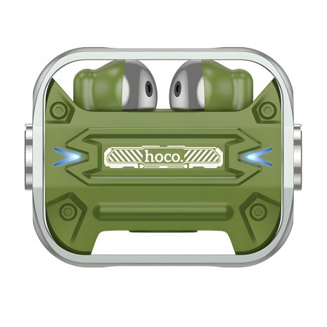 Игровые наушники HOCO EW55 TWS беспроводные |BT5.3, 30/300mAh, 4ч| армейский-зеленый