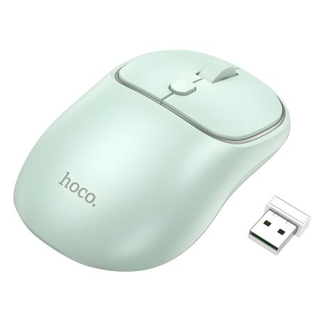 Бездротова миша Hoco GM25 | BT5.2/2.4G, 800/1200/1600 DPI | зелена