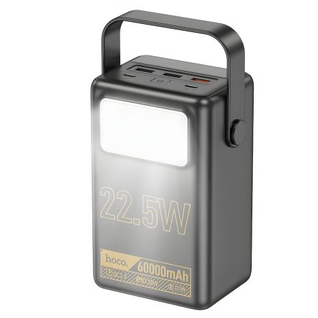 HOCO J110 Power Bank Powerful 22.5W 60000 mAh чорний