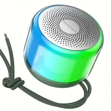 Портативна колонка BOROFONE BR28 Joyful sports BT5.1, USB, AUX, TF, FM, TWS, 5W, 2h speaker Dark Green