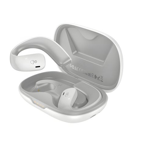Грейсфул TWS навушники HOCO EQ4 | BT5.3, 500mAh, 12h | білі