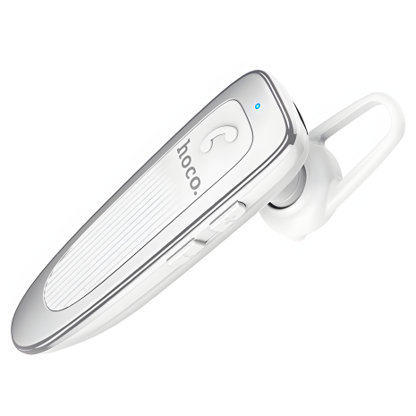 Bluetooth-гарнітура HOCO E60 Brightness business, BT5.0, 10 годин, 170 mAh, біла гарнітура Bluetooth-гарнітура HOCO E60 Brightness business, BT5.0, 10 годин, 170 mAh, біла гарнітура