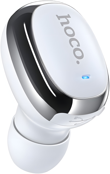 Mia міні Bluetooth-гарнітура HOCO E54, 4h, 40mAh біла