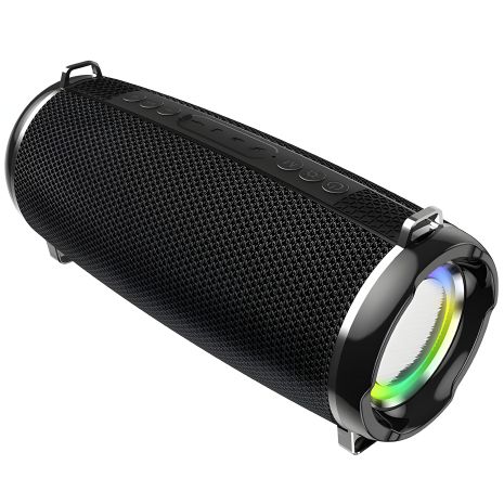HOCO HC2 Xpress sports акустика BT speaker LED IPX5 |BT, TWS, AUX, FM, TF, USB| черный
