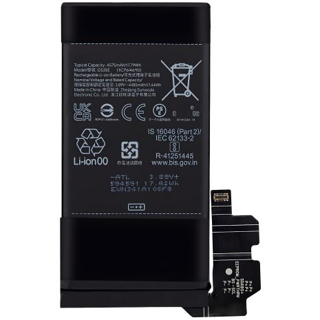 Оригинальный аккумулятор GS35E для Google Pixel 8, 12 мес. гарантии