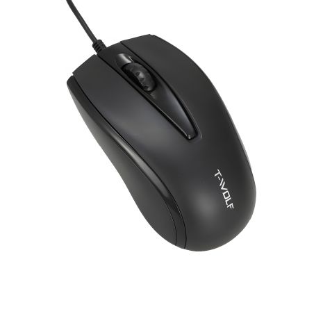 Миша USB Чорна TWolf V13