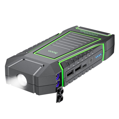 Пусковий пристрій (бустер) для авто HOCO QS1 Spring Car emergency start-up 600A (10000mAh) black
