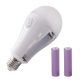 15W LED лампа E27 с аварийным аккумулятором (до 4 часов работы), 2*18650