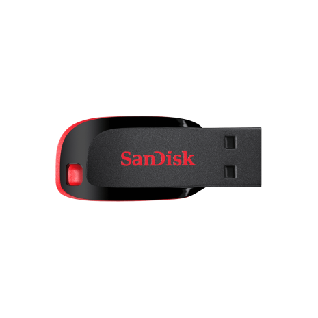Flash SanDisk USB 2.0 Cruzer Blade 16Gb Black/Red