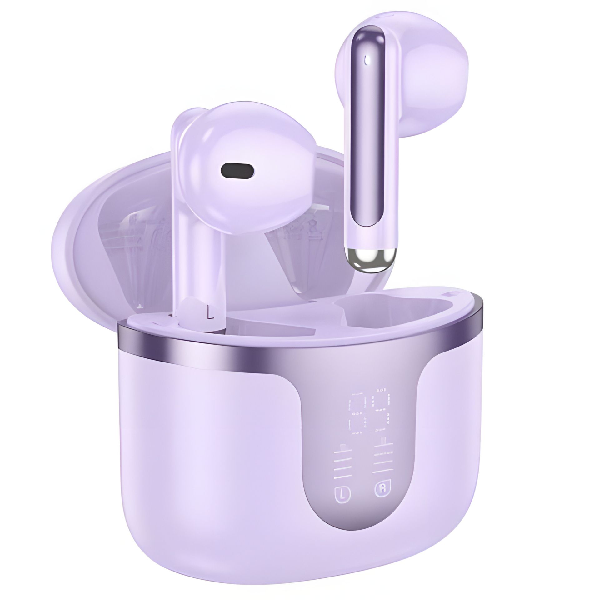 Беспроводная гарнитура HOCO EQ7 Snowflake true wireless BT наушники |BT5.3, 40/300mAh, 7ч| фиолетовый Беспроводная гарнитура HOCO EQ7 Snowflake true wireless BT наушники |BT5.3, 40/300mAh, 7ч| фиолетовый