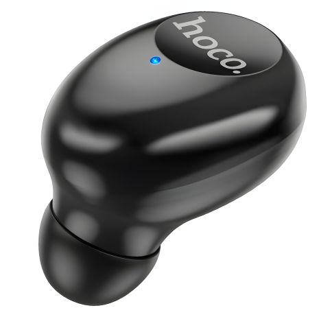 HOCO E64 Mini BT Headset | BT5.3, 10/100h, 50mAh | Black Bluetooth гарнітура HOCO E64 Mini BT Headset | BT5.3, 10/100h, 50mAh | Black Bluetooth гарнітура