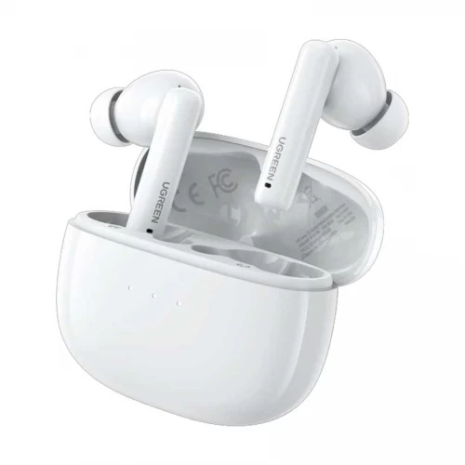 Бездротові навушники UGREEN WS106 HiTune T3 Active Noise-Cancelling Wireless Earbuds (White)(UGR-90206) Бездротові навушники UGREEN WS106 HiTune T3 Active Noise-Cancelling Wireless Earbuds (White)(UGR-90206)