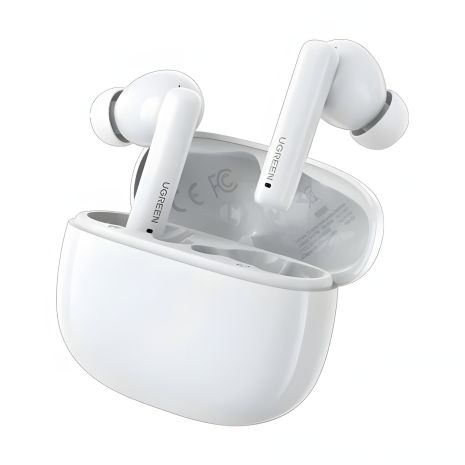 Навушники UGREEN WS106 HiTune T3 Active Noise-Cancelling Wireless Earbuds (Білі)(UGR-90206)