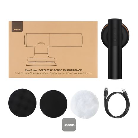 Baseus New Power Cordless Electric Black Устройство для полировки Baseus New Power Cordless Electric Black Устройство для полировки